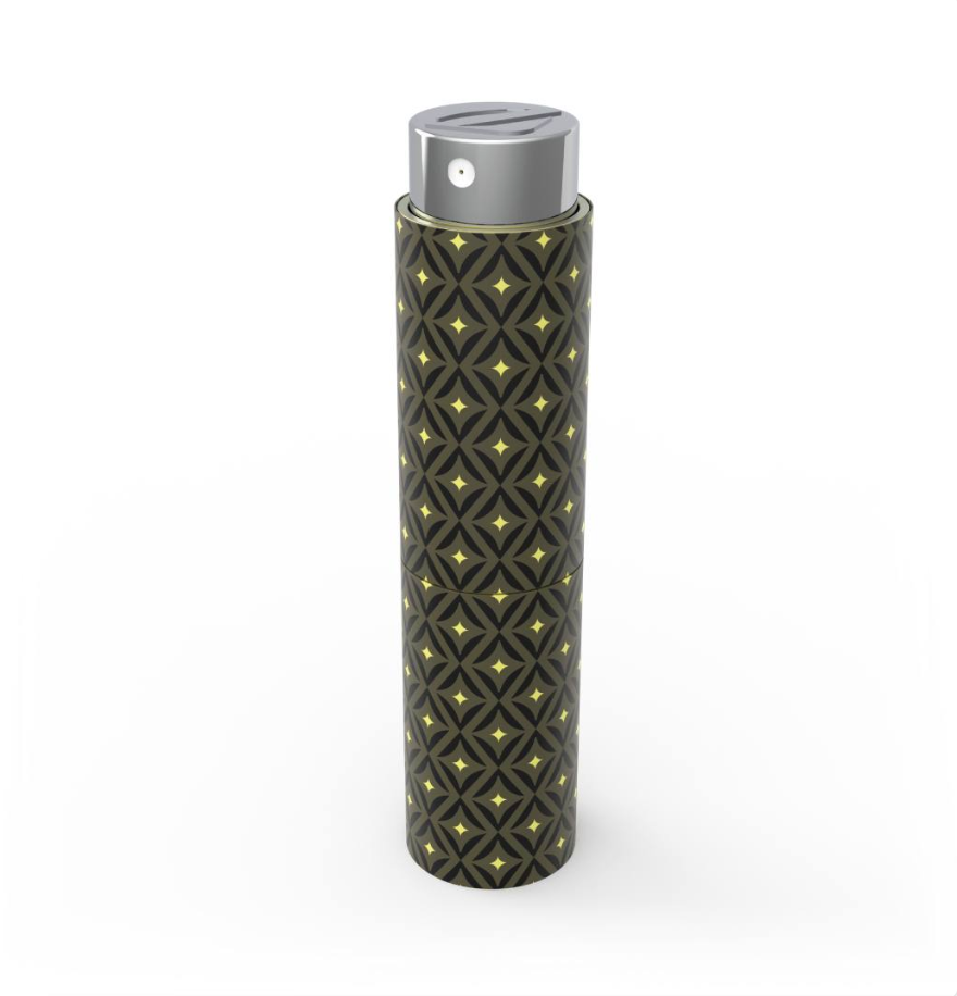 Parfüm - Taschen Etui – Grün Gelb 06